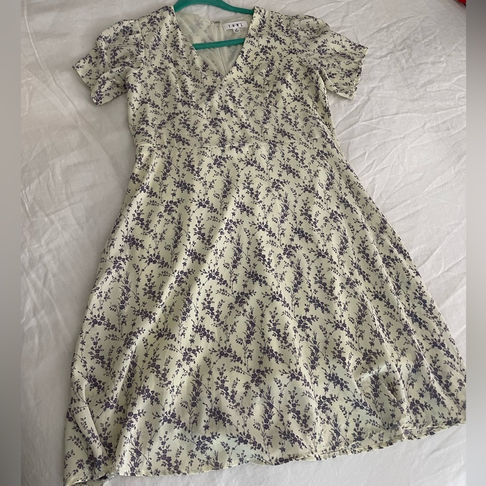 Ivory Floral Dress